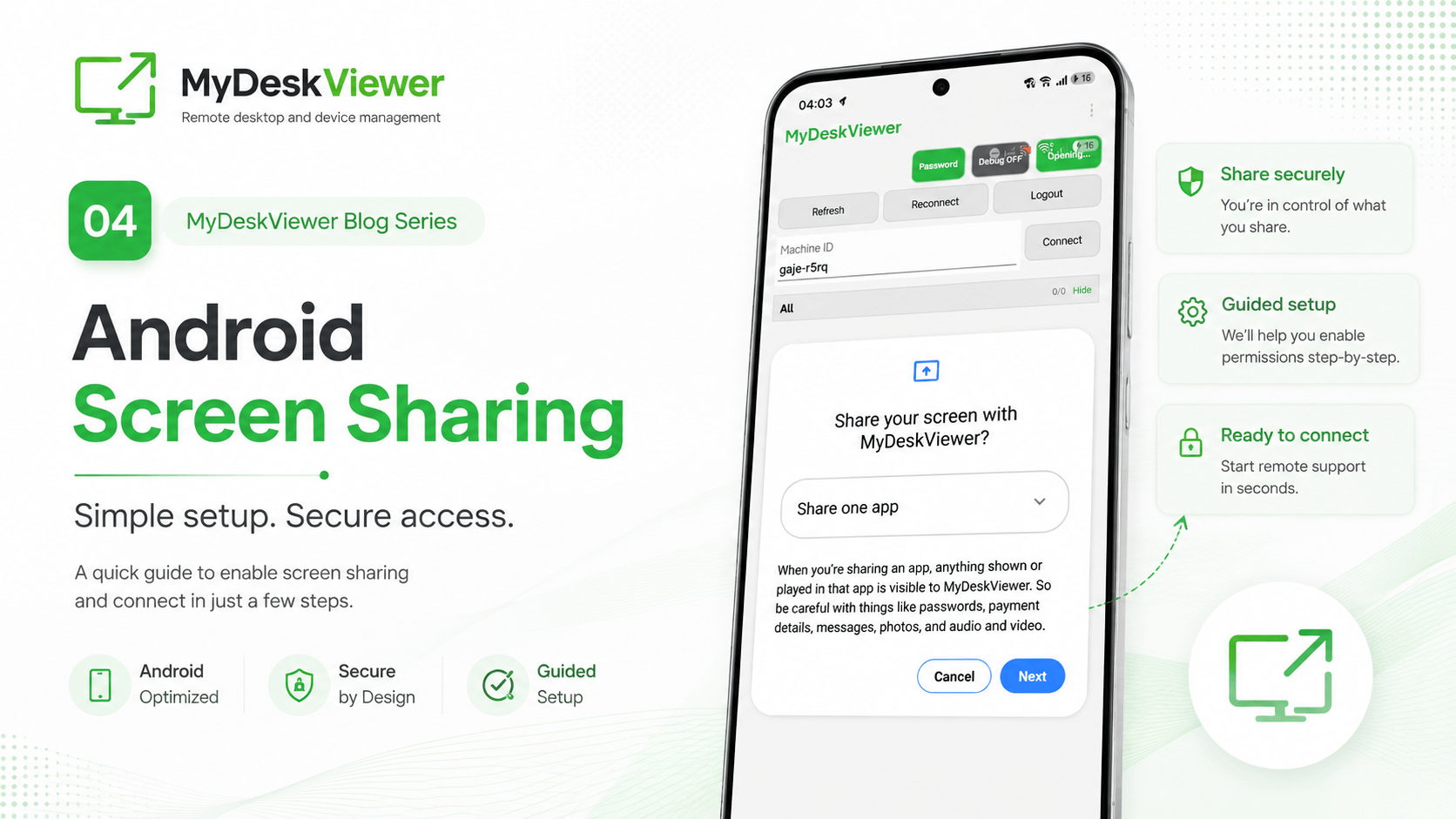 Android screen sharing: a feature that looks simpler than it is