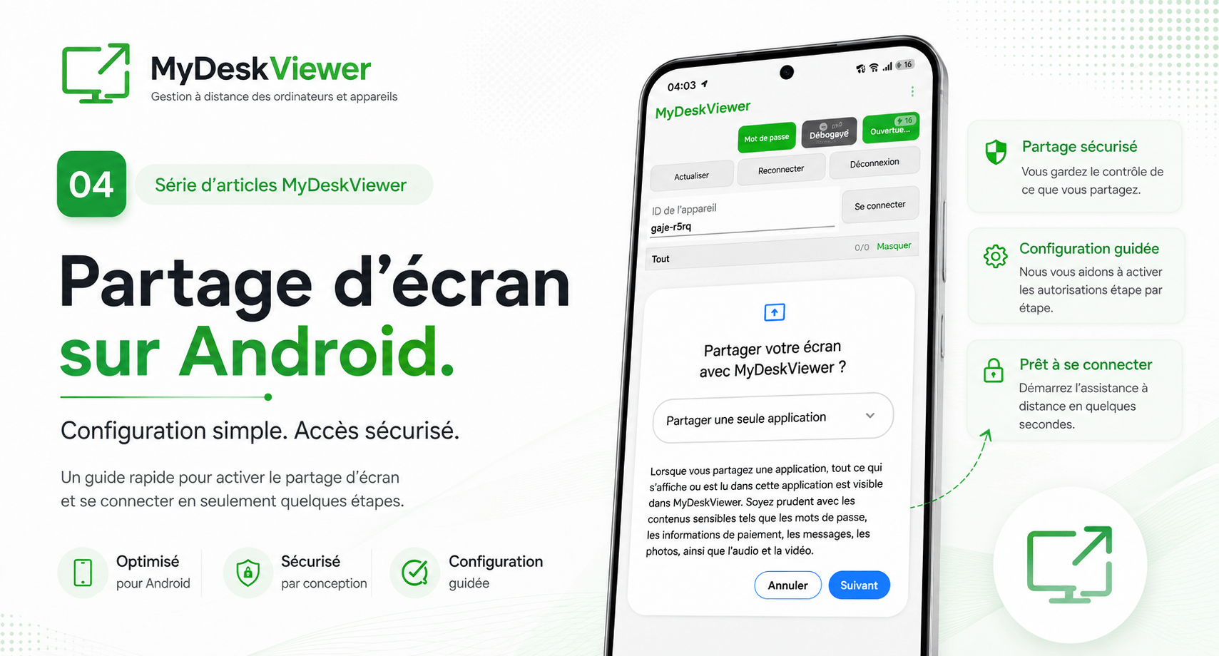Partage d'écran Android : une fonction plus complexe qu'elle n'en a l'air