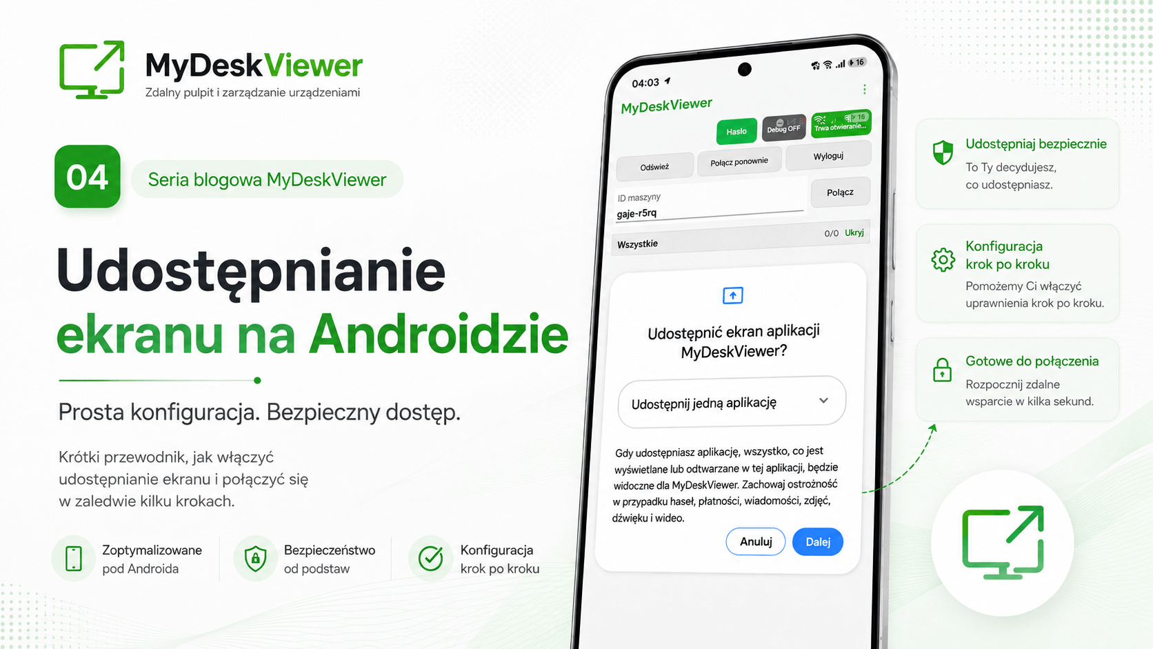 Android i udostępnianie ekranu - funkcja, która wygląda prościej niż jest