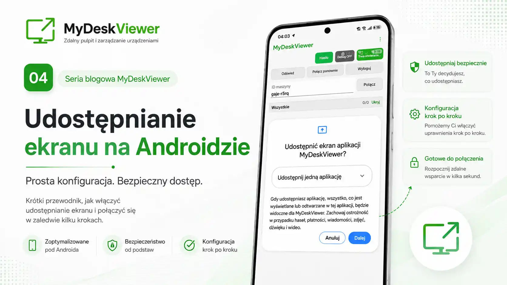 Android i udostępnianie ekranu - funkcja, która wygląda prościej niż jest