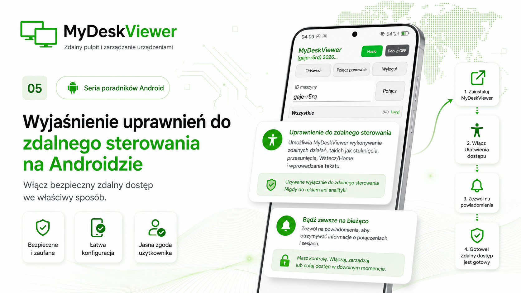 Zdalne sterowanie na Androidzie - uprawnienie, którego nie można ukryć