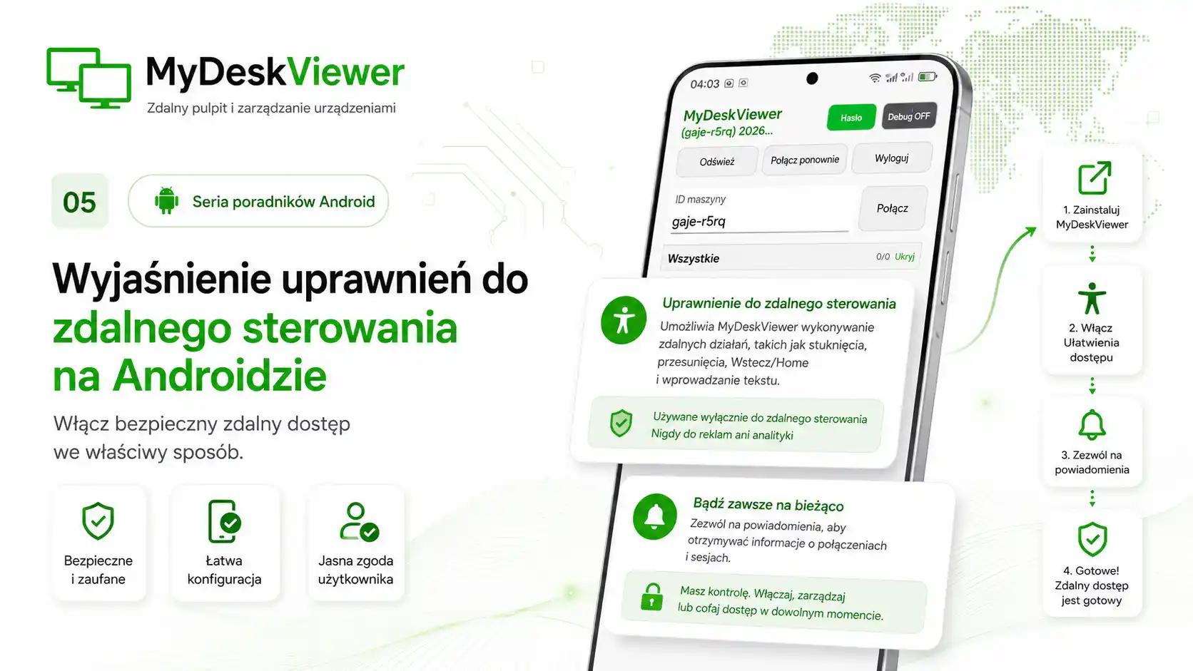 Zdalne sterowanie na Androidzie - uprawnienie, którego nie można ukryć