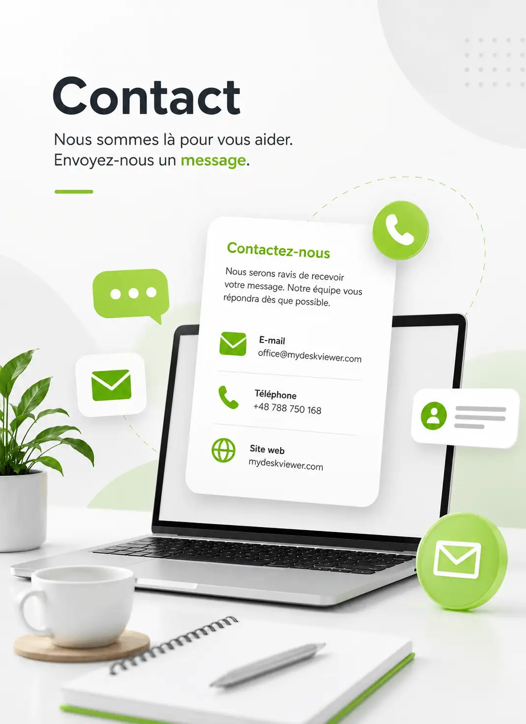 MyDeskViewer Contactez-nous