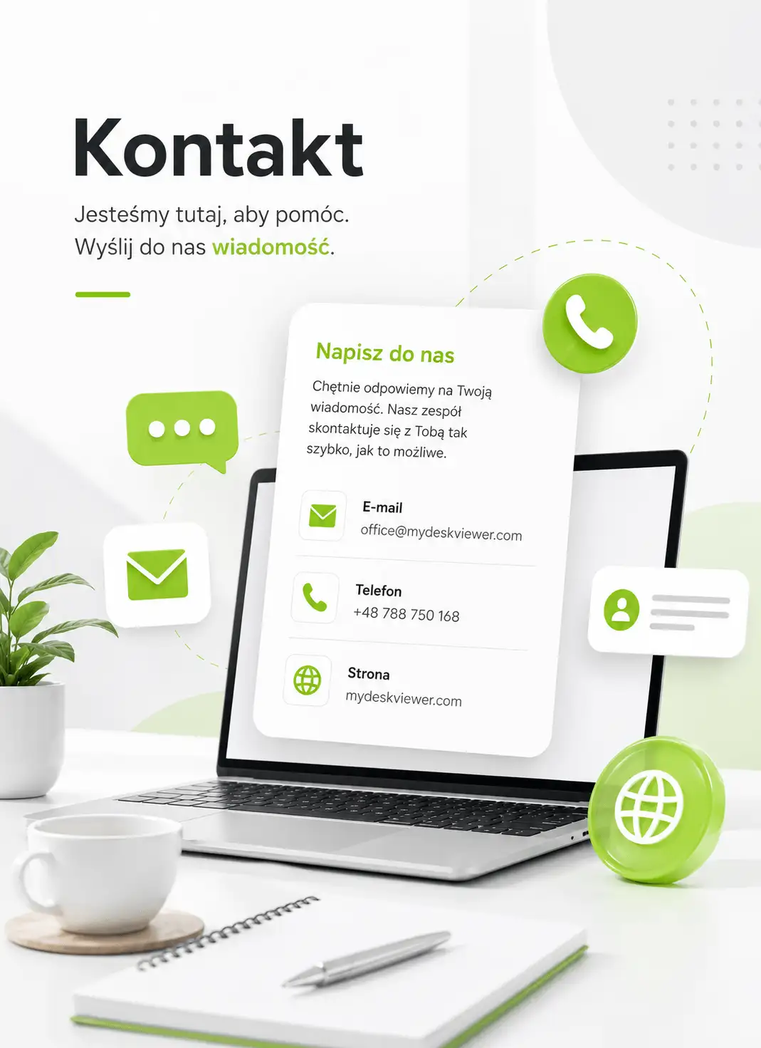 MyDeskViewer Kontakt